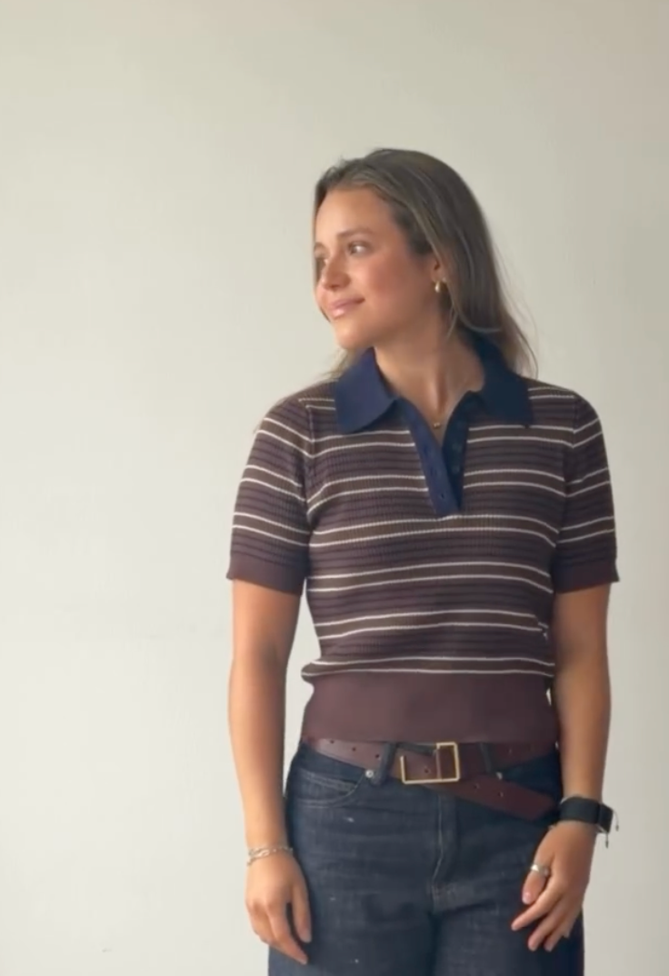 Lou knit polo