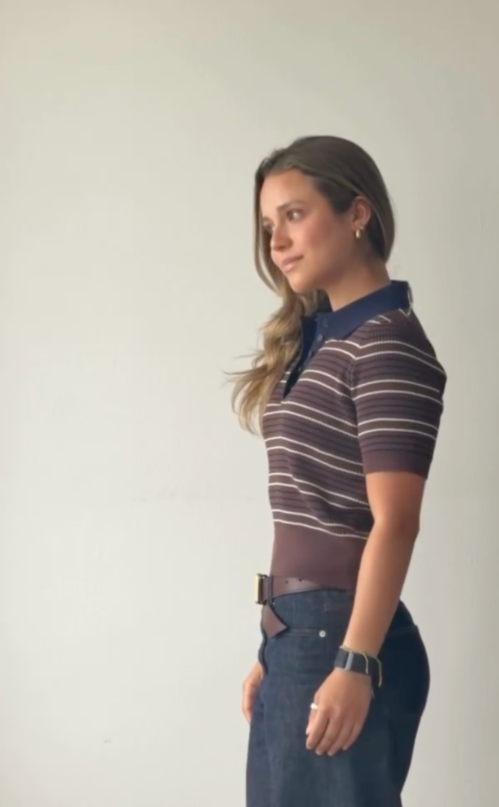 Lou knit polo