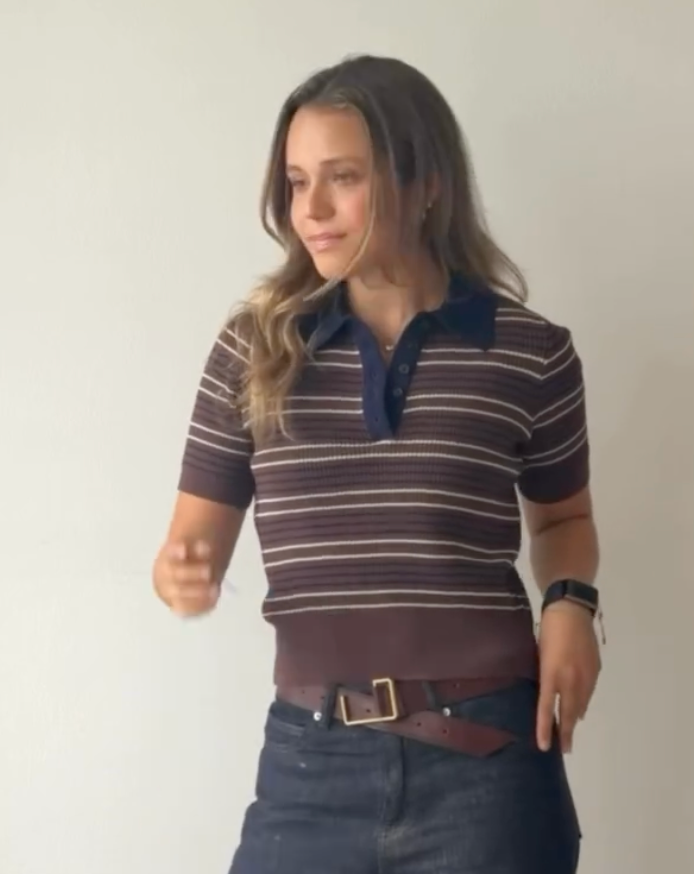 Lou knit polo
